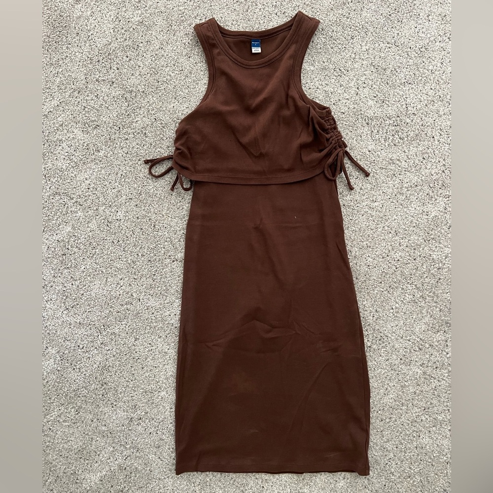 Old Navy, brown, maternity dress, size small